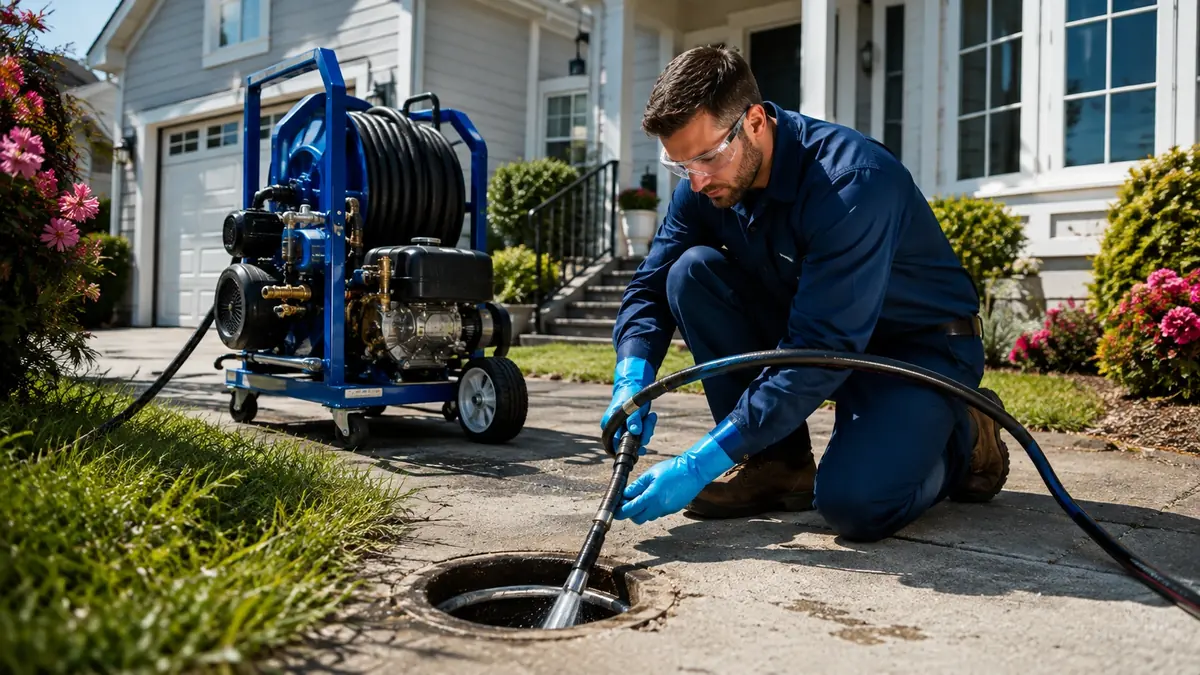 Residential Hydro Jet Drain Cleaning in Sierra Madre