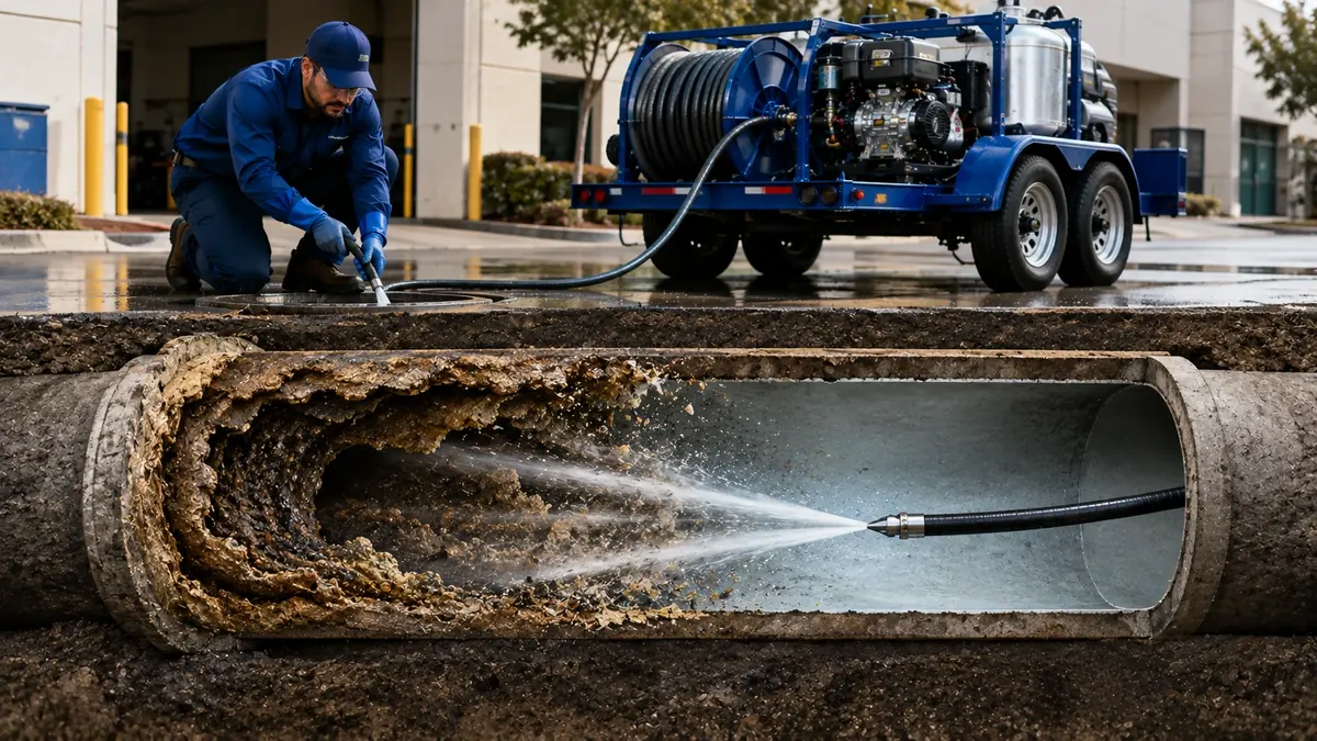 Sewer Pipe Descaling in Sierra Madre